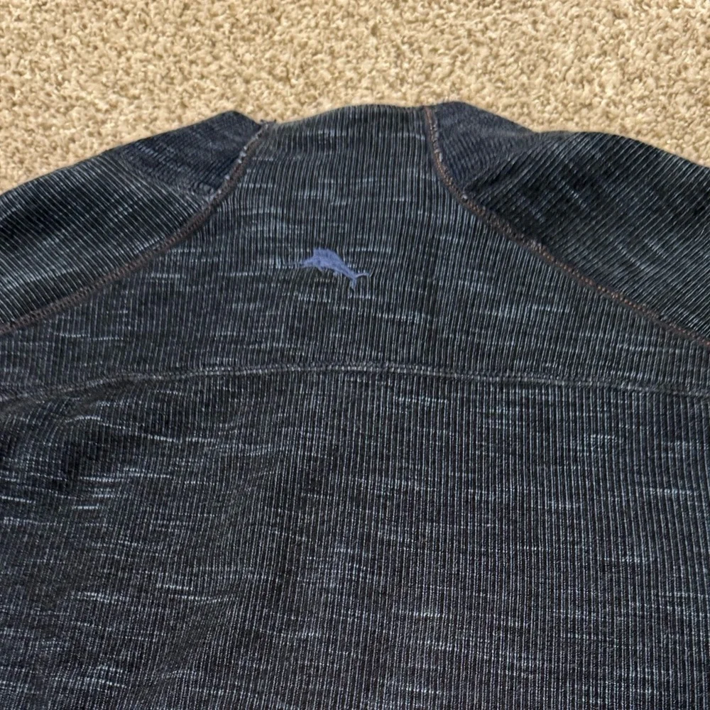 Tommy Bahama On The Double Reversible Half-Zip Sweatshirt | XLarge | Blue/Navy